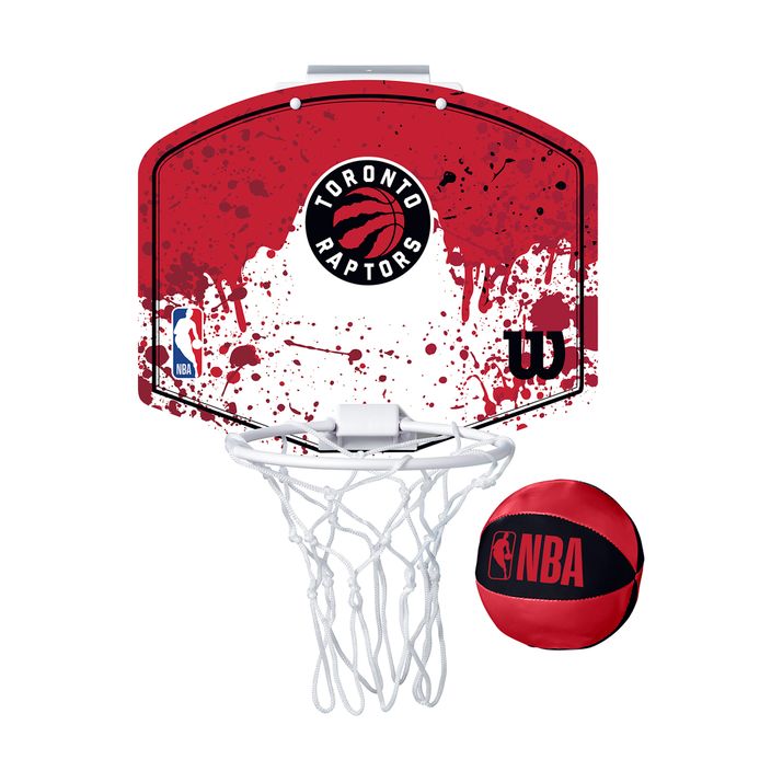 Σετ μπάσκετ Wilson NBA Team Mini Hoop Toronto Raptors 2