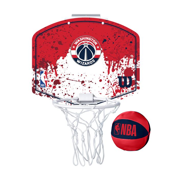 Σετ μπάσκετ Wilson NBA Team Mini Hoop Washington Wizards 2