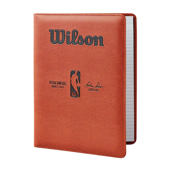 A4 Wilson NBA Padfolio καφέ 2