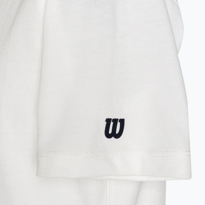 Wilson Team Perf φωτεινό λευκό παιδικό πουκάμισο τένις 3