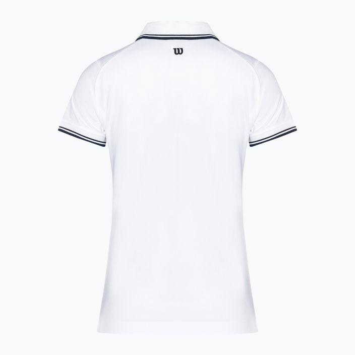 Γυναικείο Wilson Team Polo φωτεινό λευκό T-shirt 2