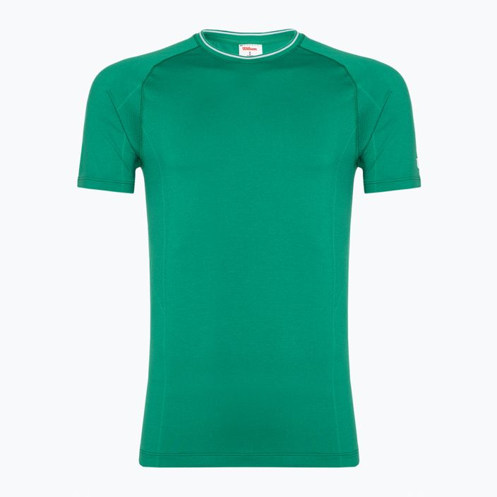 Ανδρικό μπλουζάκι Wilson Team Seamless Crew courtside πράσινο t-shirt