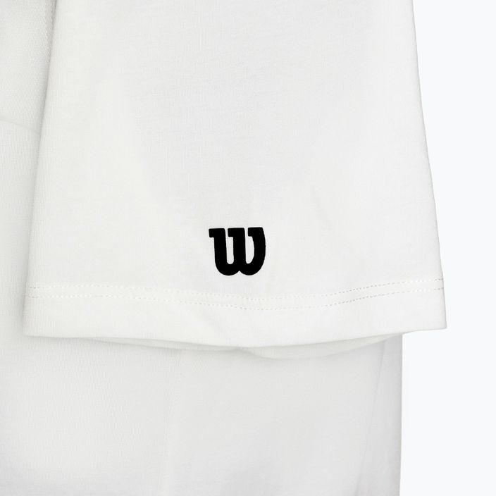 Ανδρικό μπλουζάκι τένις Wilson Team Graphic bright white 4