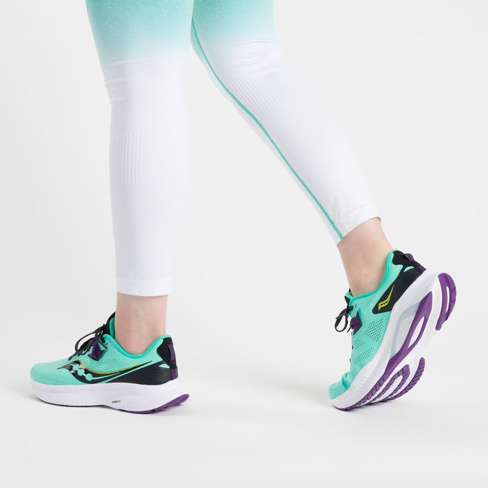 Saucony Guide 15 cool mint/acid γυναικεία παπούτσια για τρέξιμο S10684-26 3