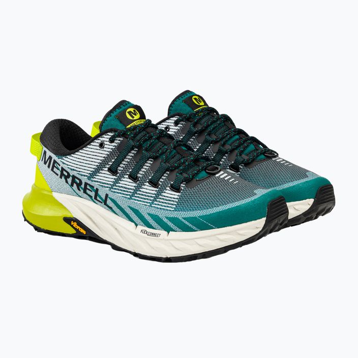 Merrell Agility Peak 4 πράσινα ανδρικά παπούτσια για τρέξιμο J036841 4