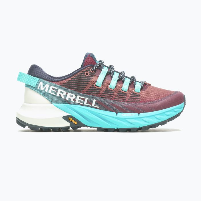 Merrell Agility Peak 4 γυναικεία παπούτσια για τρέξιμο μπορντό-μπλε J067546 12