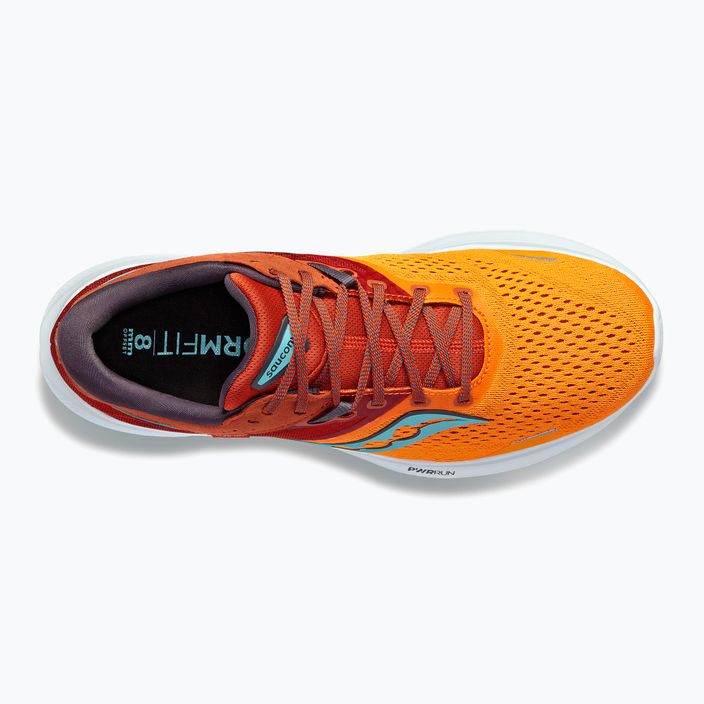 Saucony Ride 16 ανδρικά παπούτσια για τρέξιμο πορτοκαλί-κόκκινο S20830-25 14