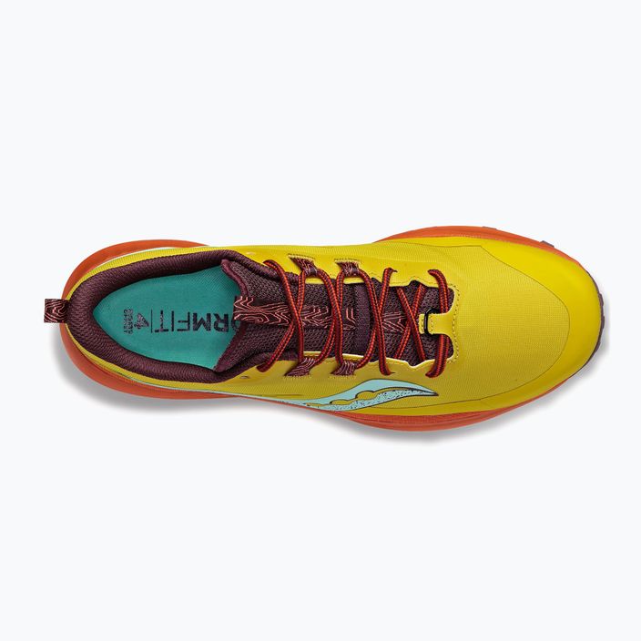 Γυναικεία παπούτσια τρεξίματος Saucony Peregrine 13 κίτρινο-πορτοκαλί S10838-35 14
