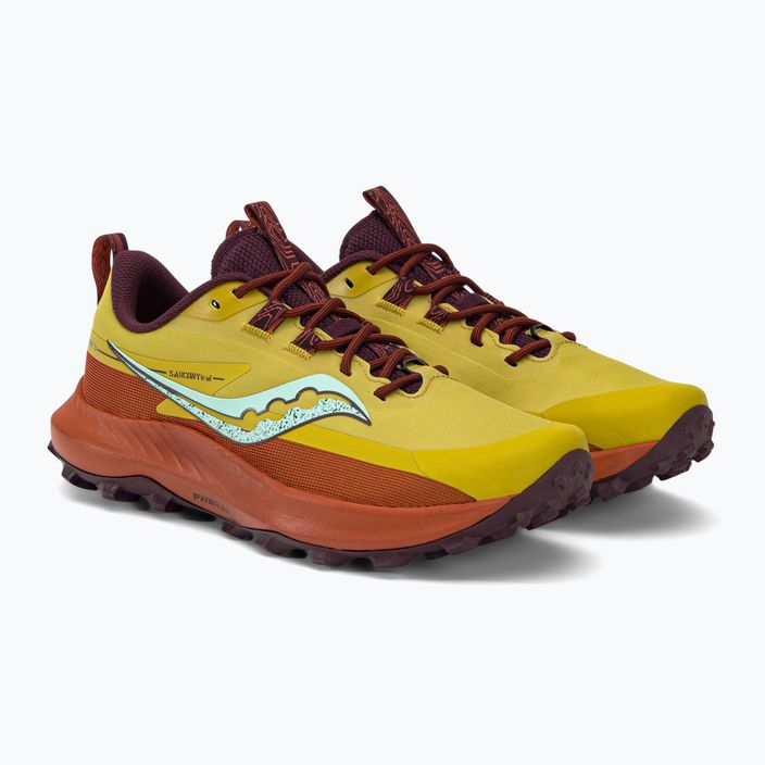 Γυναικεία παπούτσια τρεξίματος Saucony Peregrine 13 κίτρινο-πορτοκαλί S10838-35 4