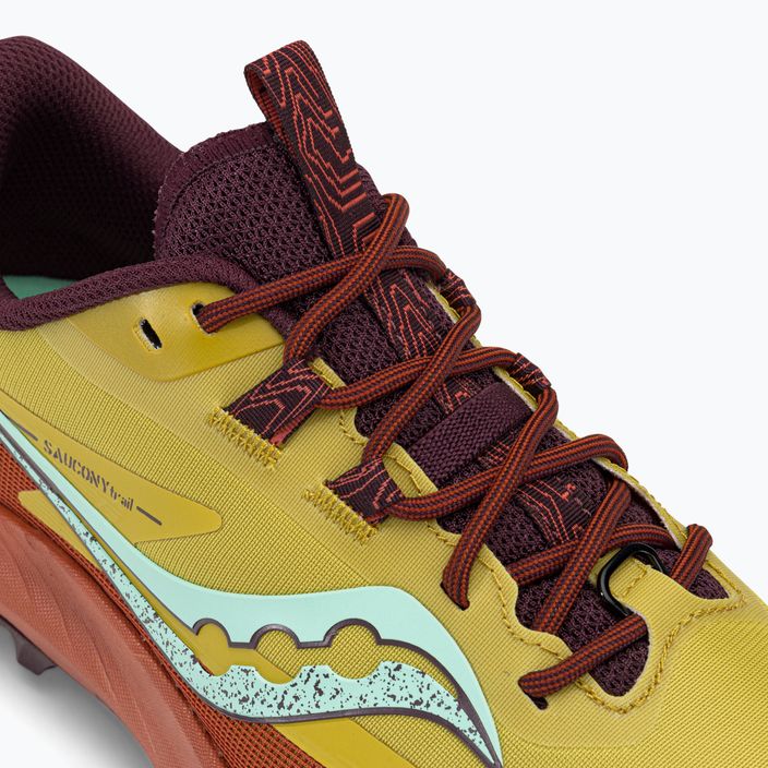 Γυναικεία παπούτσια τρεξίματος Saucony Peregrine 13 κίτρινο-πορτοκαλί S10838-35 8