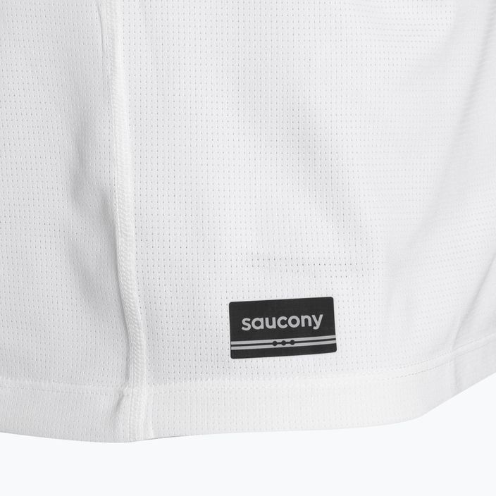 Ανδρικό πουκάμισο Saucony Stopwatch λευκό 3