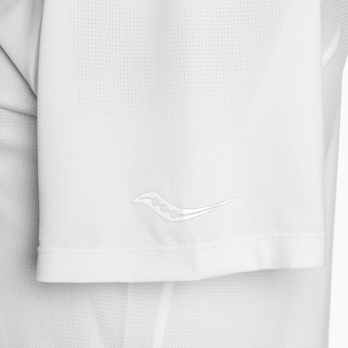 Ανδρικό πουκάμισο Saucony Stopwatch λευκό 5