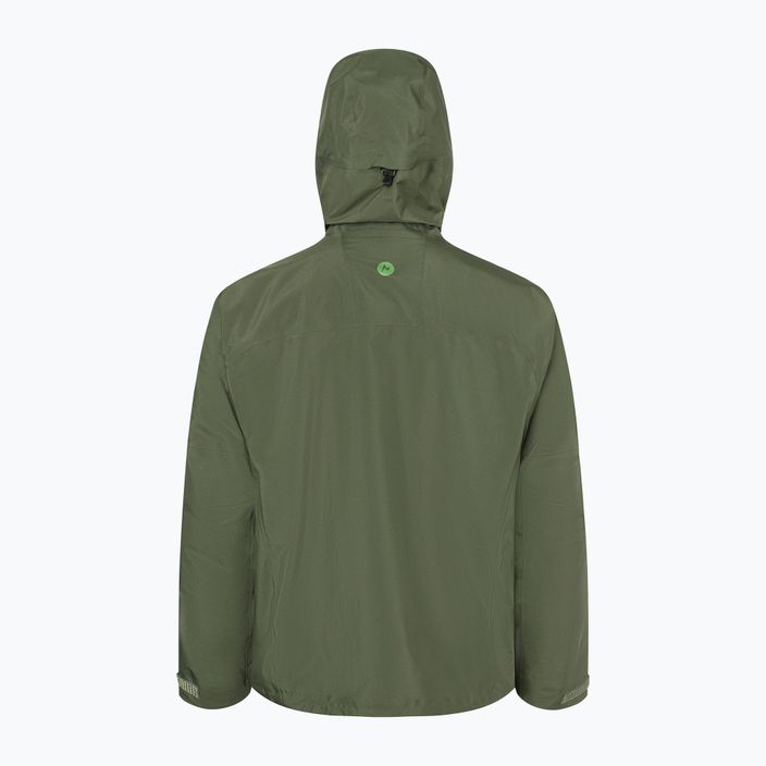 Ανδρικό μπουφάν βροχής Marmot Alpinist πράσινη μεμβράνη M123484859S 2