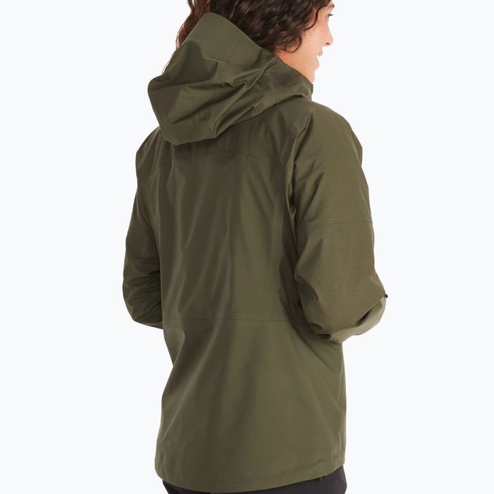 Marmot Mitre Peak Gore Tex γυναικείο μπουφάν βροχής πράσινο M12687 2