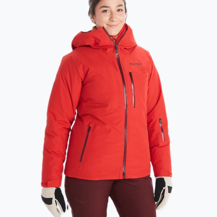 Γυναικείο μπουφάν σκι Marmot Lightray Gore Tex κόκκινο 12270-6361
