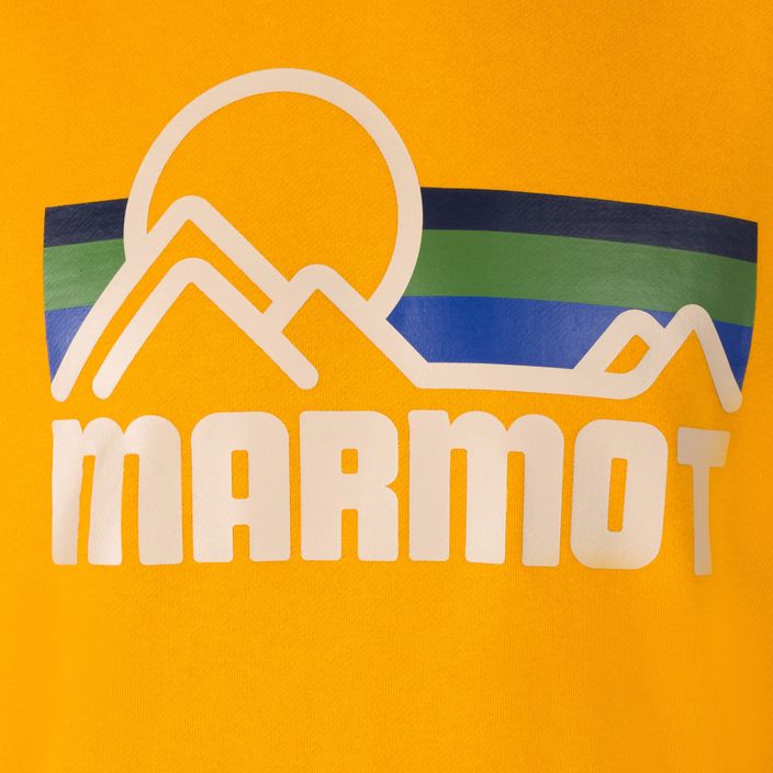 Ανδρικό Marmot Coastal Hood trekking φούτερ κίτρινο M13635 3