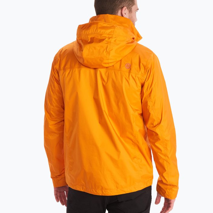 Marmot PreCip Eco ανδρικό μπουφάν βροχής πορτοκαλί 41500 3
