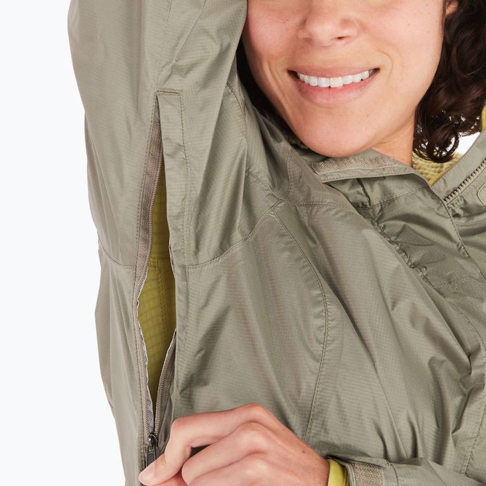 Marmot PreCip Eco γυναικείο μπουφάν βροχής πράσινο 46700 4