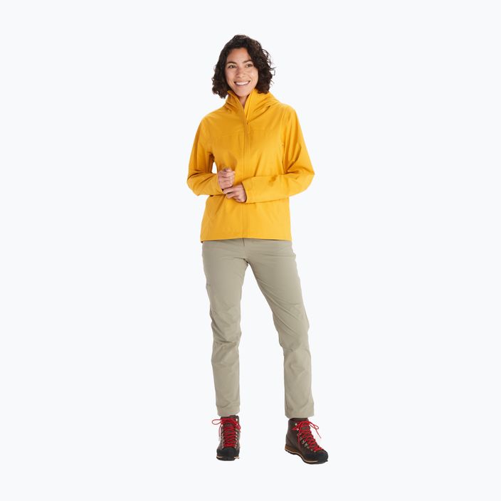 Marmot PreCip Eco γυναικείο μπουφάν βροχής κίτρινο M12389-9057 3