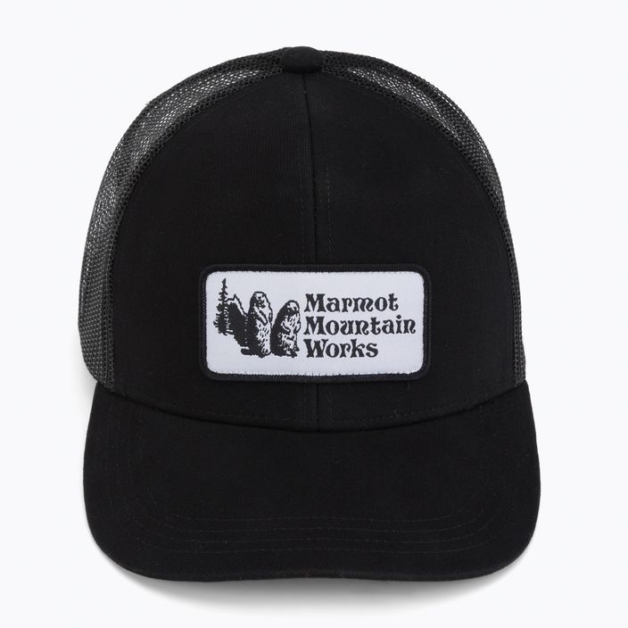 Marmot Retro Trucker καπέλο μπέιζμπολ μαύρο M143131101 4
