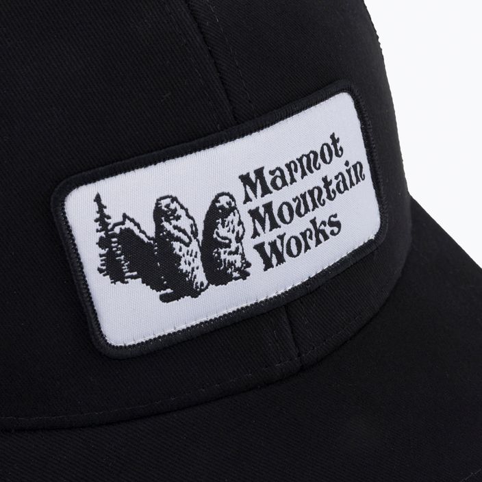 Marmot Retro Trucker καπέλο μπέιζμπολ μαύρο M143131101 5