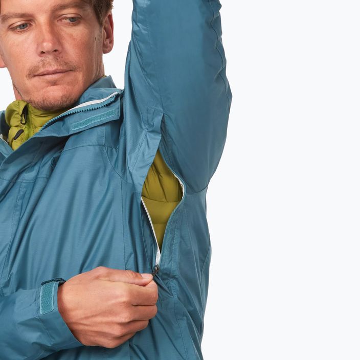 Marmot PreCip Eco moon river ανδρικό μπουφάν βροχής 5