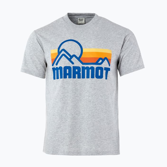 Ανδρικό T-shirt Marmot Coastal ανοιχτό γκρι heather T-shirt 3