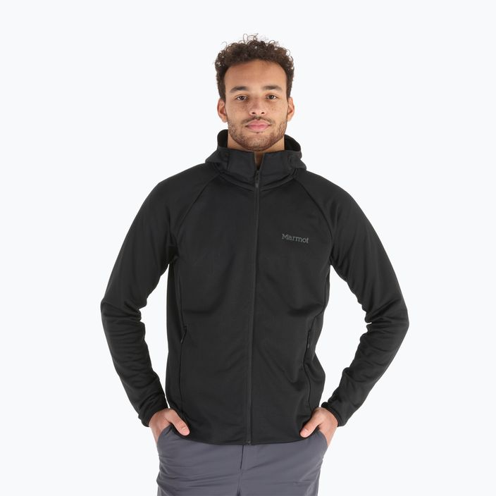 Ανδρικό Marmot Leconte Full Zip Hoody fleece φούτερ μαύρο