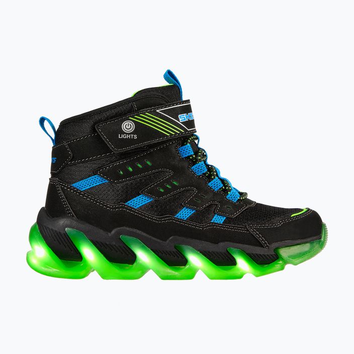 SKECHERS παιδικά παπούτσια Mega-Surge Flash Breeze μαύρο/μπλε/lime 9