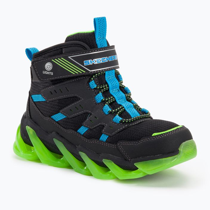 SKECHERS παιδικά παπούτσια Mega-Surge Flash Breeze μαύρο/μπλε/lime