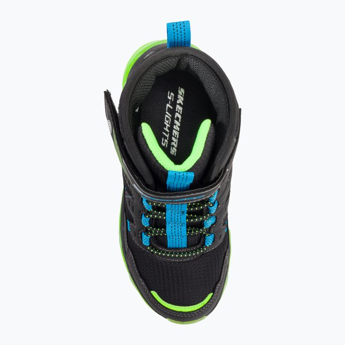 SKECHERS παιδικά παπούτσια Mega-Surge Flash Breeze μαύρο/μπλε/lime 6