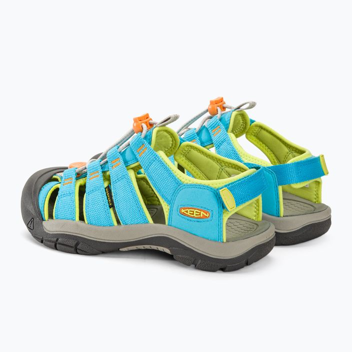 KEEN Newport Boundless blue atoll/daiquiri green junior σανδάλια 3