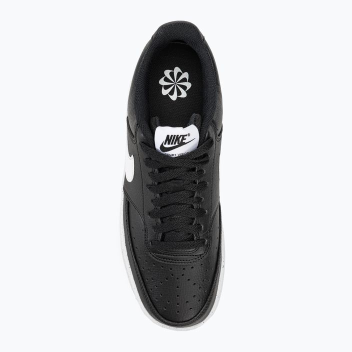 Ανδρικά παπούτσια Nike Court Vision Low Next Nature μαύρο/λευκό/μαύρο 5