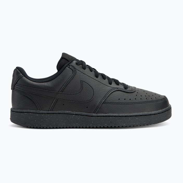 Ανδρικά παπούτσια Nike Court Vision Low Next Nature μαύρο / μαύρο / μαύρο 2