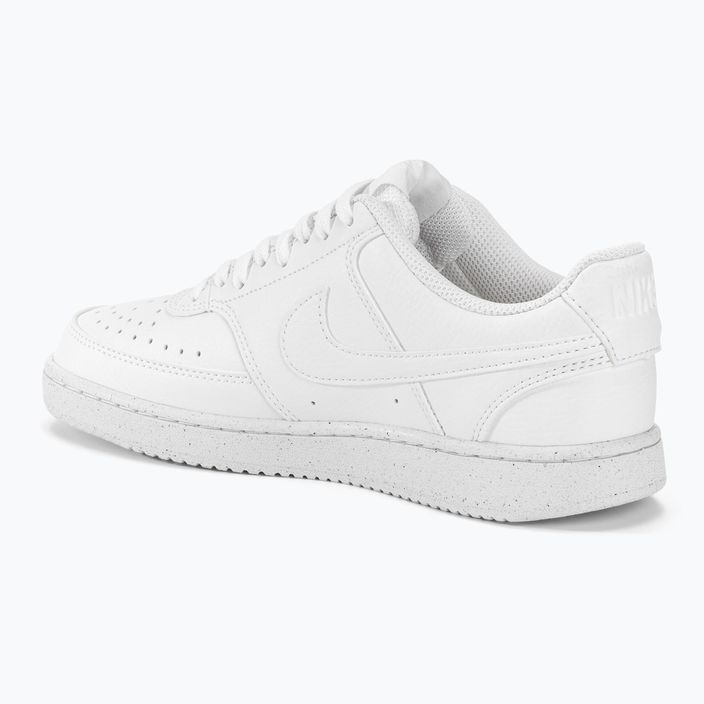 Nike Court Vision Low Next Nature λευκό/λευκό/λευκό γυναικεία παπούτσια 3