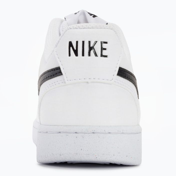 Nike Court Vision Low Next Nature γυναικεία παπούτσια λευκό/μαύρο 6