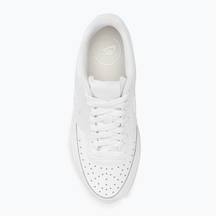 Nike Court Vision Alta παπούτσια λευκό / λευκό / λευκό 5