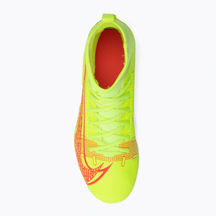 Nike Superfly 8 Club FG/MG Jr παιδικά ποδοσφαιρικά παπούτσια κίτρινα CV0790-760 6