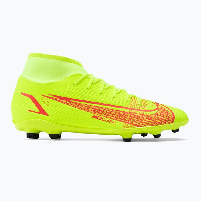 Ανδρικά ποδοσφαιρικά παπούτσια Nike Superfly 8 Club FG/MG κίτρινο CV0852-760 2