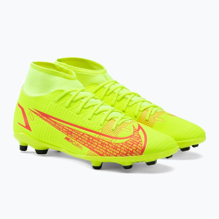 Ανδρικά ποδοσφαιρικά παπούτσια Nike Superfly 8 Club FG/MG κίτρινο CV0852-760 5