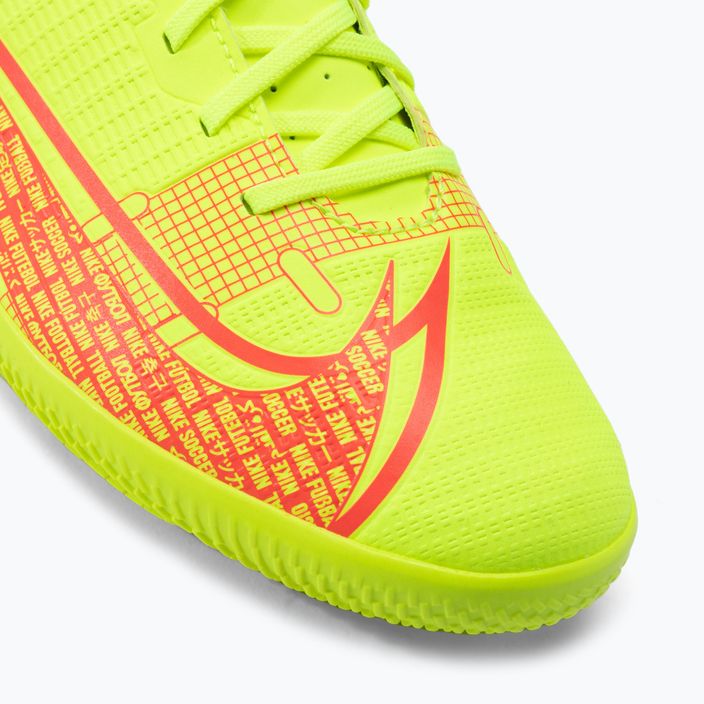 Ανδρικά ποδοσφαιρικά παπούτσια Nike Vapor 14 Club IC κίτρινο CV0980-760 7