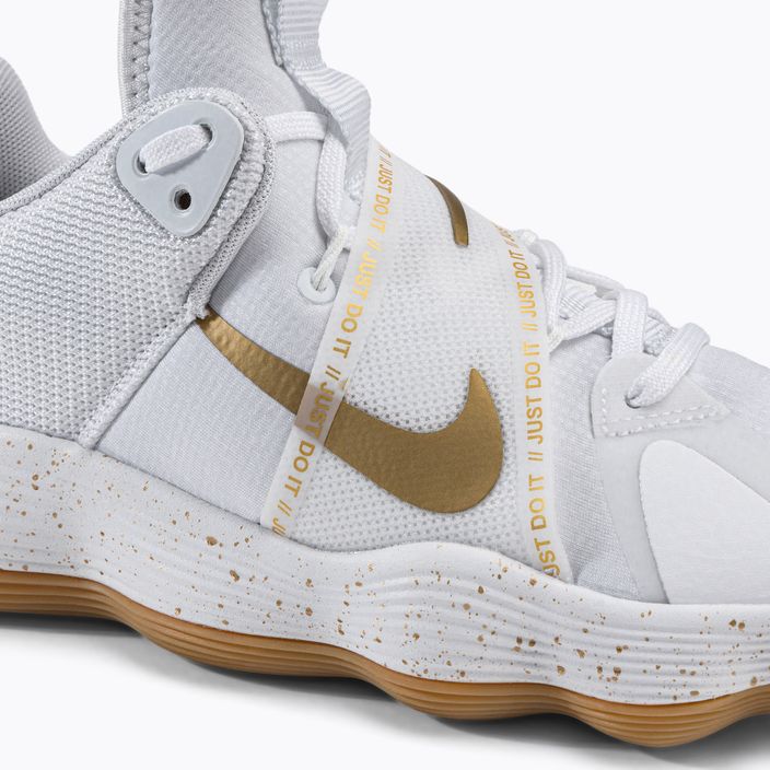 Nike React Hyperset SE παπούτσια βόλεϊ λευκό και χρυσό DJ4473-170 8