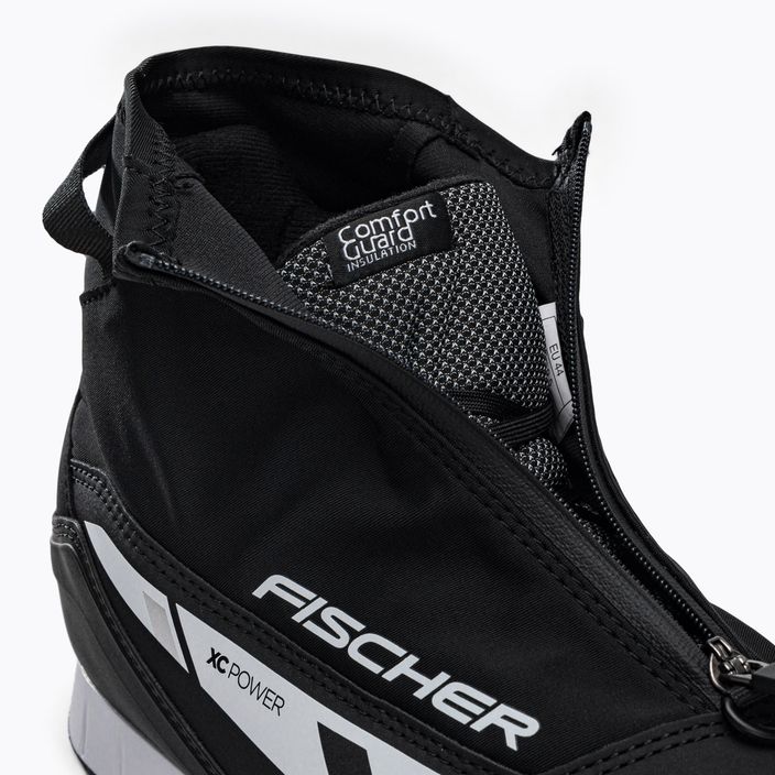 Fischer XC Power μπότες σκι ανωμάλου δρόμου μαύρες και λευκές S21122,41 10