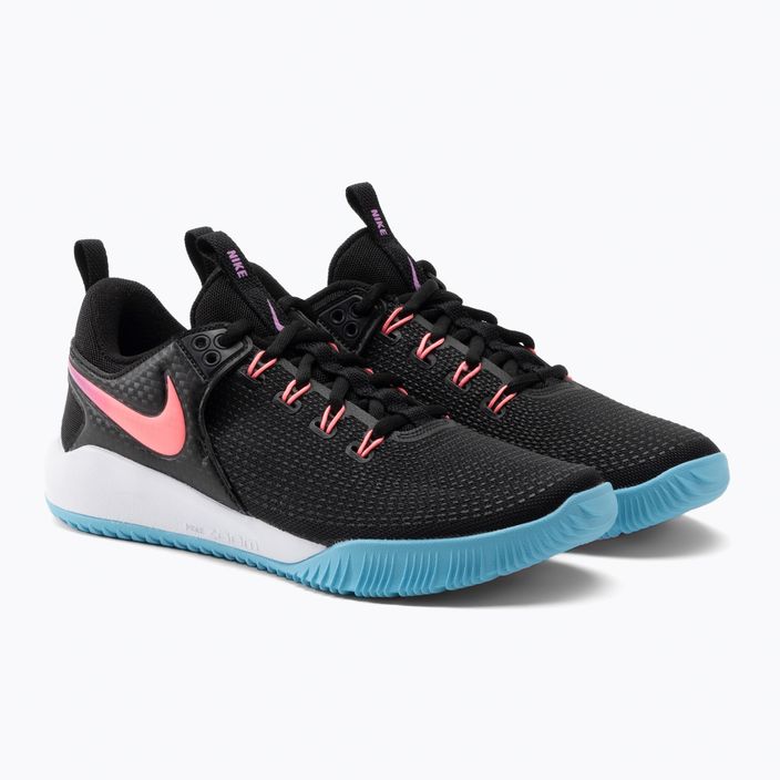 Nike Air Zoom Hyperace 2 LE παπούτσια βόλεϊ μαύρο/ροζ DM8199-064 5
