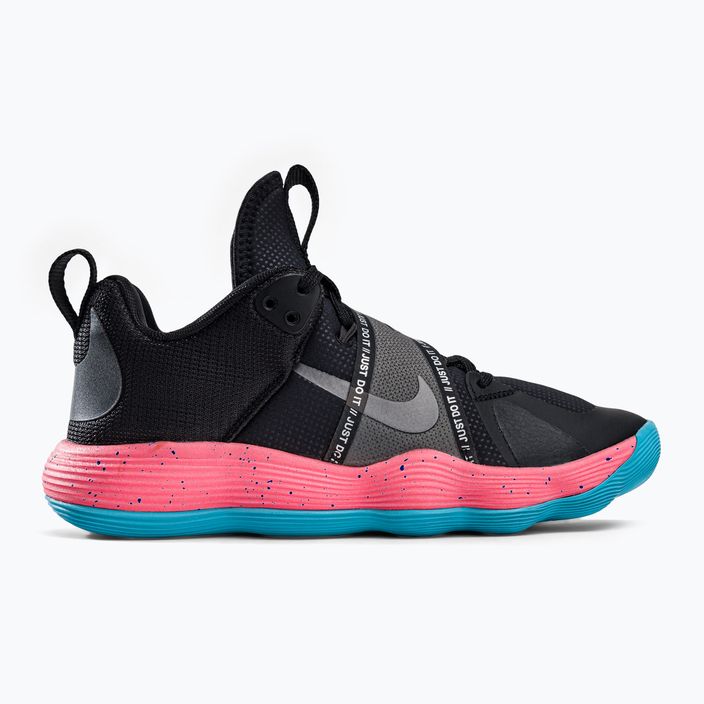 Nike React Hyperset SE παπούτσια βόλεϊ μαύρο/ροζ DJ4473-064 2