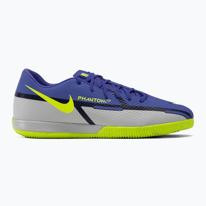 Ανδρικά ποδοσφαιρικά παπούτσια Nike Phantom GT2 Academy IC μπλε DC0765-570 2