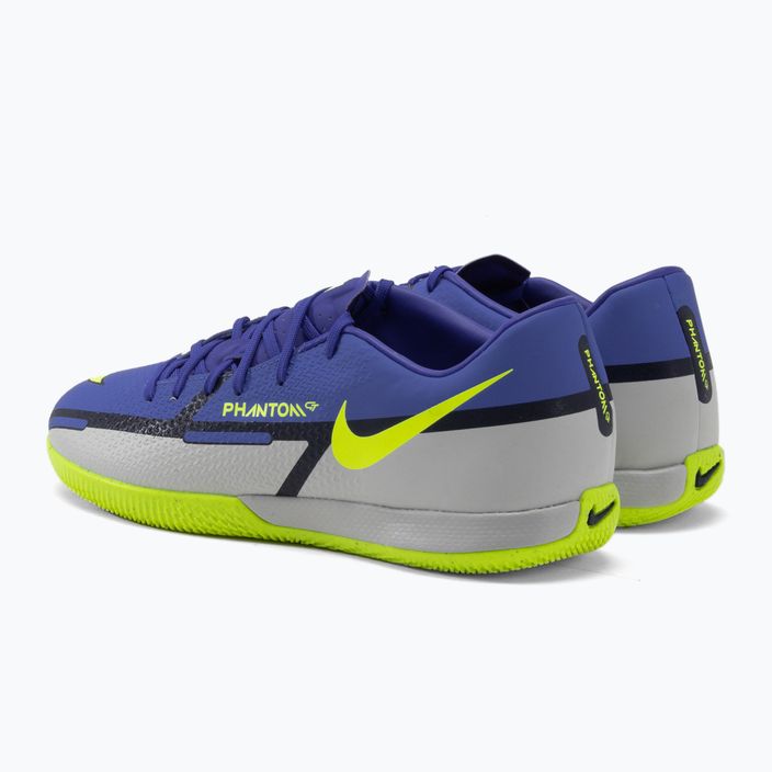 Ανδρικά ποδοσφαιρικά παπούτσια Nike Phantom GT2 Academy IC μπλε DC0765-570 3