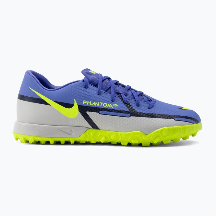 Ανδρικά ποδοσφαιρικά παπούτσια Nike Phantom GT2 Academy TF μπλε DC0803-570 2