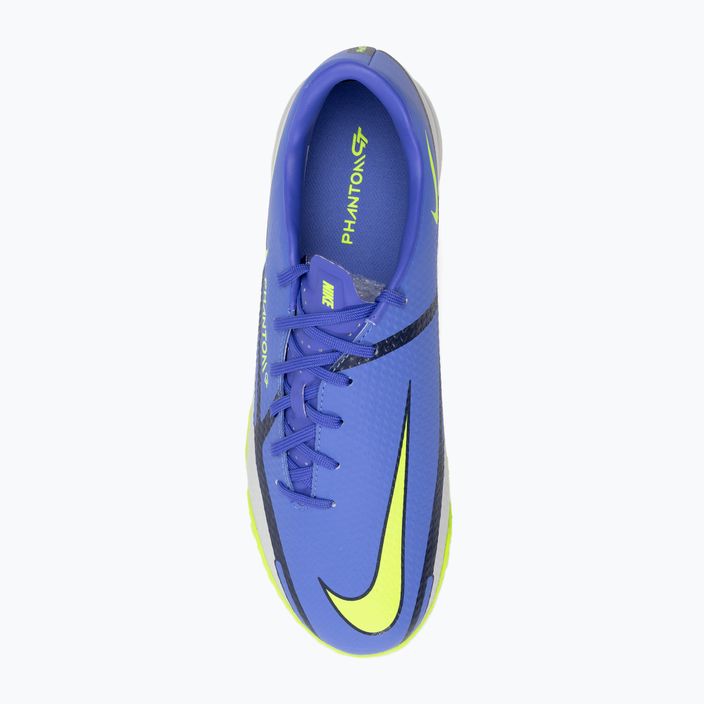 Ανδρικά ποδοσφαιρικά παπούτσια Nike Phantom GT2 Academy TF μπλε DC0803-570 6