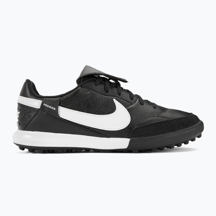 Nike Premier 3 TF μαύρο/λευκό ποδοσφαιρικά παπούτσια 2
